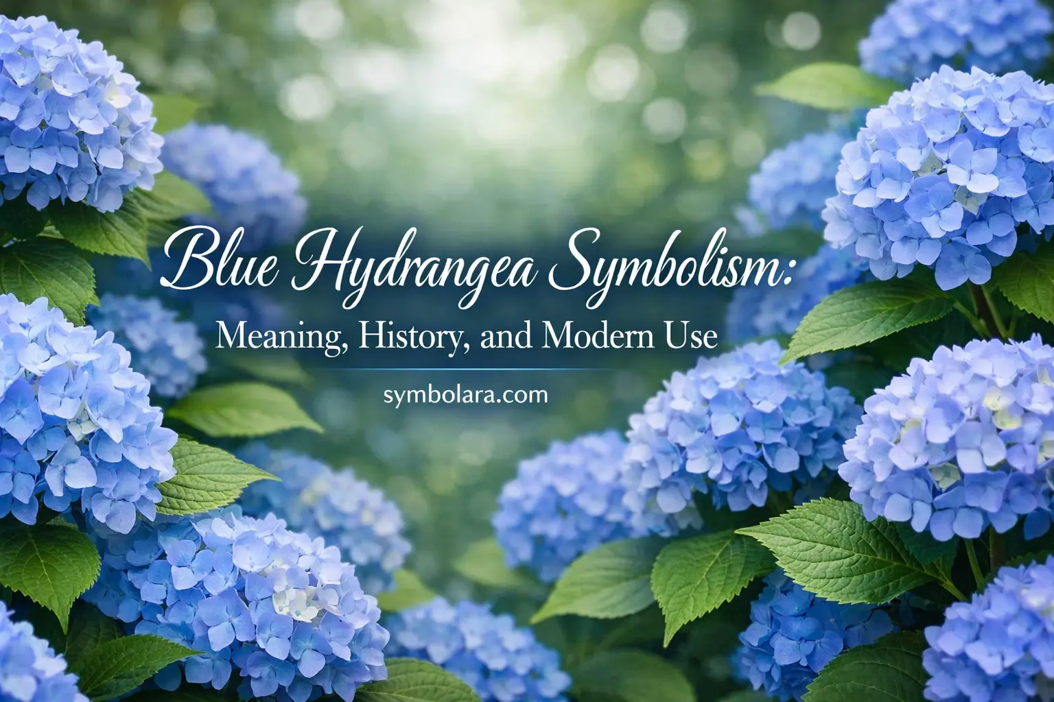 Hydrangea Connotations Blue Hydrangea Symbolism: Meaning, History, and Modern Use - symbolara.com